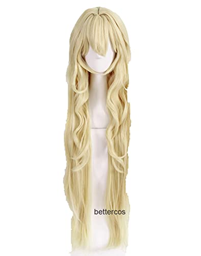 ydound Anime Coser pruik Goblin Slayer Priesterin Cosplay Perücke Langleuchte Goldene Hitzebeständige Synthetische Haarperücke + Perücke Kappe ydound Anime Coser pruik Goblin Slayer Priesterin Cosplay Perücke Langleuchte Goldene Hitzebeständige Synthetische Haarperücke + Perücke Kappe von ydound