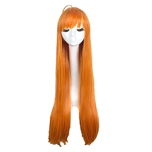 ydound Anime Coser pruik Persona 5 Futaba Sakura Cosplay Perücke Lange gerade orangefarbene Perücke Cosplay Anime Cosplay Perücke Hitzebeständige synthetische Perücken Halloween ydound Anime Coser pruik Persona 5 Futaba Sakura Cosplay Perücke Lange gerade orangefarbene Perücke Cosplay Anime Cosplay Perücke Hitzebeständige synthetische Perücken Halloween von ydound