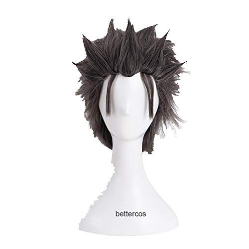 ydound Anime Coser pruik Re: Leben in Einer Anderen Welt von Null Natsuki Subaru Cosplay Perücken Kurzes schwarzes grau Hitzebeständige Synthetische Haarperücke+ Perücke Kappe ydound Anime Coser pruik Re: Leben in Einer Anderen Welt von Null Natsuki Subaru Cosplay Perücken Kurzes schwarzes grau Hitzebeständige Synthetische Haarperücke+ Perücke Kappe von ydound