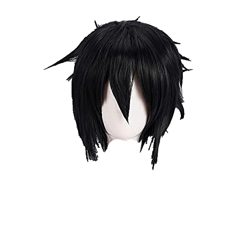 ydound Anime Coser pruik Uchiha Sasuke Cosplay Perücken Kurzer Tinte Blaue Farbe Center- teilig Hitzebeständige synthetische Haarperücke +Perücke-Kappe ydound Anime Coser pruik Uchiha Sasuke Cosplay Perücken Kurzer Tinte Blaue Farbe Center- teilig Hitzebeständige synthetische Haarperücke +Perücke-Kappe von ydound