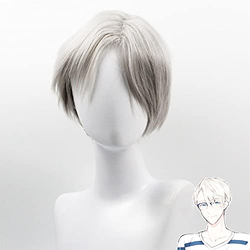 ydound Anime Coser pruik Yuri! Auf EIS Yuri auf EIS Yuri Plislessky Perücke Cosplay Rambut Sintetis Kualitas Tinggi Perücke Anime Cos von ydound