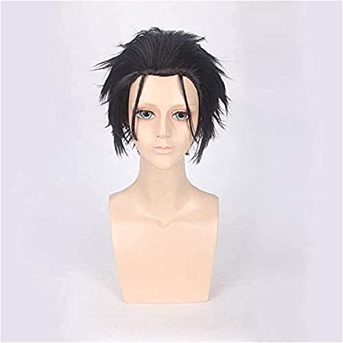 ydound Wig Anime Cosplay 30CM Subaru Natsuki Cosplay Perücke Re: Leben in Einer Anderen Welt als Null Anime Kostüm Kurze Schwarze Kunsthaar Party Perücken KEEBON von ydound