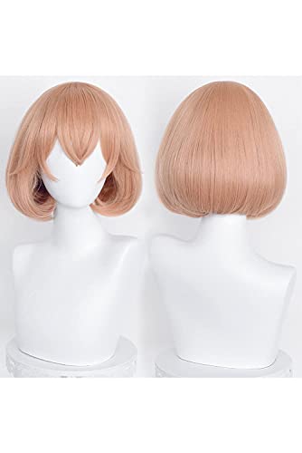 ydound Wig Anime Cosplay Hinata Tachibana Anime Cosplay Perücke Haar for Halloween Party Orange Kurze Perücke (Hinata Tachibana) von ydound