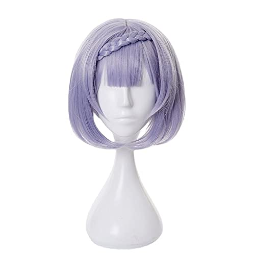 ydound Wig Anime Cosplay Noelle Cosplay Perücke for Spiel Genshin Impact Kostüm ， Anime Cosplay Perücke von ydound
