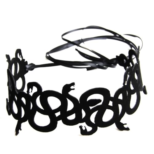 Spitze Halsband Gothic Halskette Damen - Tattoo Choker für Halloween Choker, M, Samtband von yeeplant
