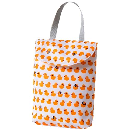 yeeplant Tragbare wasserdichte Reise-Wickeltasche mit Cartoon-Motiv – dekorative wiederverwendbare Wickeltasche aus Segeltuch, multi, Einheitsgröße von yeeplant