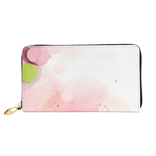 yefan Color Fragment Paper Wallet, Zipper Wallet, Multi-Card Organizer Wallet, & Large Capacity, 7.48x4.13 Inches (ca. 19x10.5 cm), Schwarz , Einheitsgröße von yefan