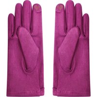 Casual Velour Leder Handschuhe mit Deko Knöpfe und Handy Touch von yehwang