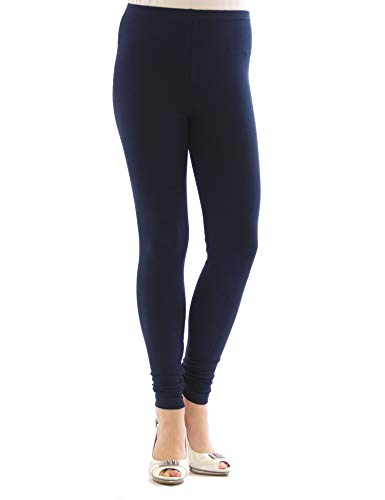 YESET Damen Lange Leggings Leggins lang Baumwolle Hose Röre Herren Wäsche DUNKELBLAU M von YESET