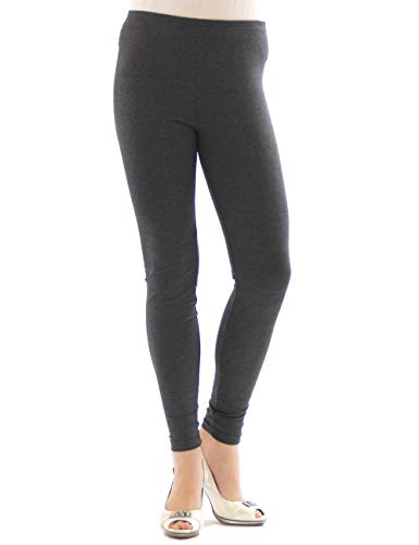 YESET Damen Lange Leggings Leggins lang Baumwolle Hose Röre Herren Wäsche DUNKELGRAU XXL von YESET