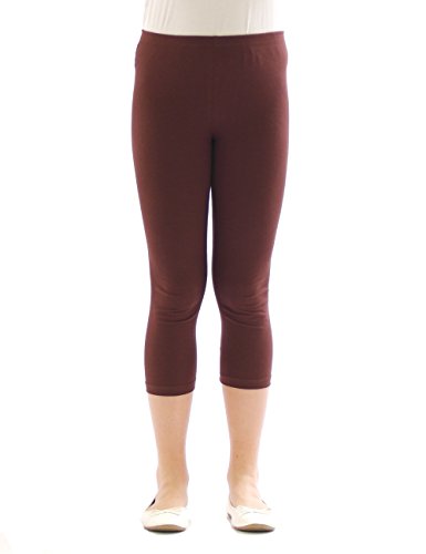 Kinder Mädchen Hose Leggings Leggins Capri 3/4 kurz Knie Blickdicht Baumwolle Braun Größe 128 Kinder Mädchen Hose Leggings Leggins Capri 3/4 kurz Knie Blickdicht Baumwolle Braun Größe 128 von YESET