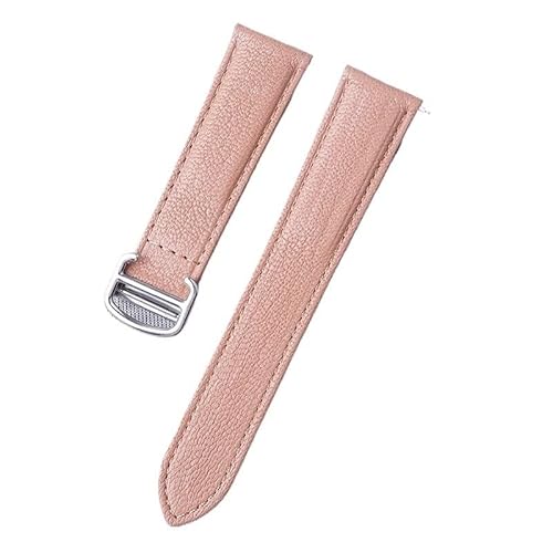 yeziu Echtes Leder Uhrenarmband Für Cartier Tank London Key Uhrenarmband(Birdwood color,19mm) von yeziu