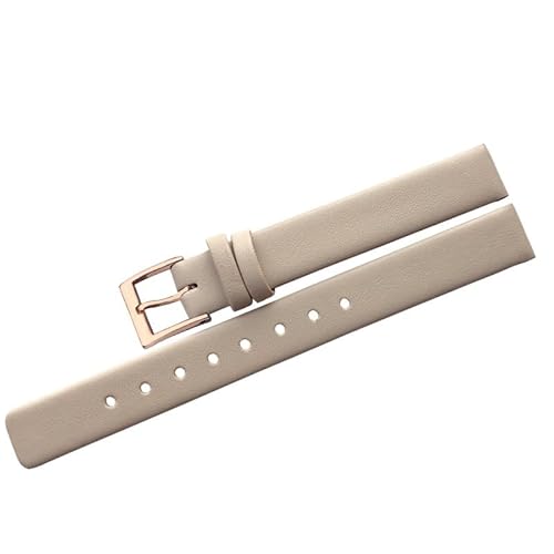 yeziu Für CK K7A231/236 K3M231/K2B231/K4D231 Damen-Uhrenarmband aus echtem Leder, speziell für K2G231/236 K9H2Y6/K2U/K8Q(Beigeg) von yeziu