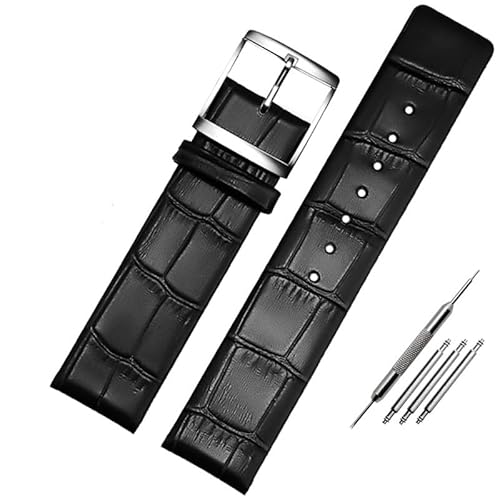 yeziu Für CK K7b211/K7b216/K7b236 K7b Armband aus echtem Leder Uhrenarmband für Männer und Frauen(Bblacks,20mm) von yeziu