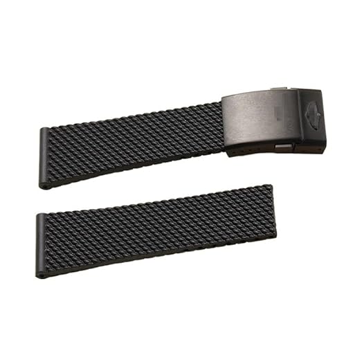 yeziu Gummi-Uhrenarmband für Breitling Avenger Super Ocean Heritage Blackbird Aufklärungsflugzeug(Black matte black,22mm) von yeziu