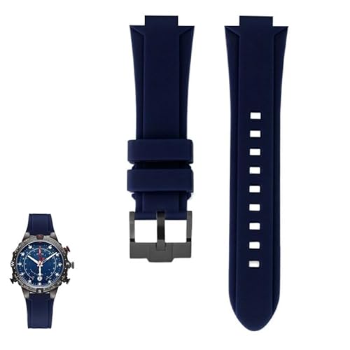 yeziu Harz-Silikon-Uhrenarmband für TIMEX Tide Compass Serie T2N721 T2N720 Uhrenarmband Zubehör(Blueb a) von yeziu