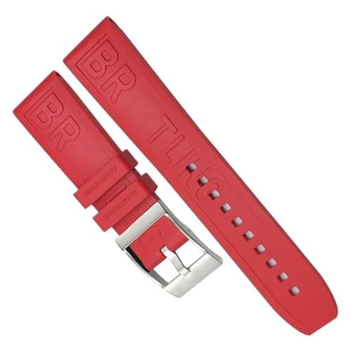 yeziu Kautschukarmbanduhr für Breitling SUPEROCEAN Avenger Color Armband Tauchsportarmband(Blueb,20mm) von yeziu