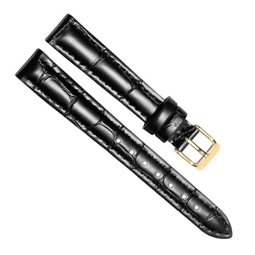 yeziu Leder-Uhrenarmbänder für Daniel Wellington DW Herren- und Damen-Uhrenketten(Blackg,19mm) von yeziu