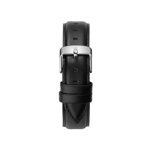 yeziu Leder Uhrenarmband Damen und Herren mit Dornschließe für DW Uhrenketten(Blacks,13mm) von yeziu