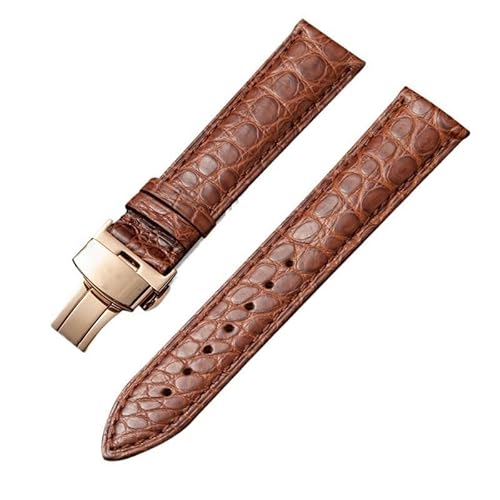 yeziu Leder-Uhrenarmband für Maurice Lacroix Artisan Unisex mit Schmetterlingsschnalle(Brownbr1,20mm) von yeziu