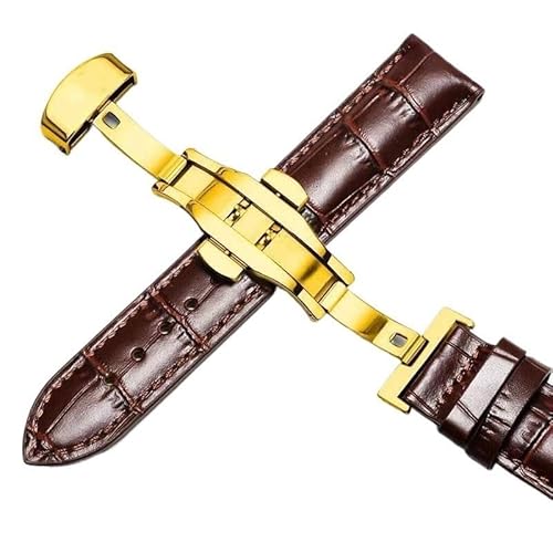 yeziu Lederarmband für Tissot Le Locle 1853 T41 Armband für Tissot Gentleman T063(Browng2,22mm) von yeziu