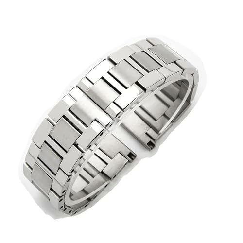 yeziu Massives Edelstahl-Uhrenarmband Für Cartier Tank Ronde Solo Herren- Und Damenarmband(22mm) von yeziu