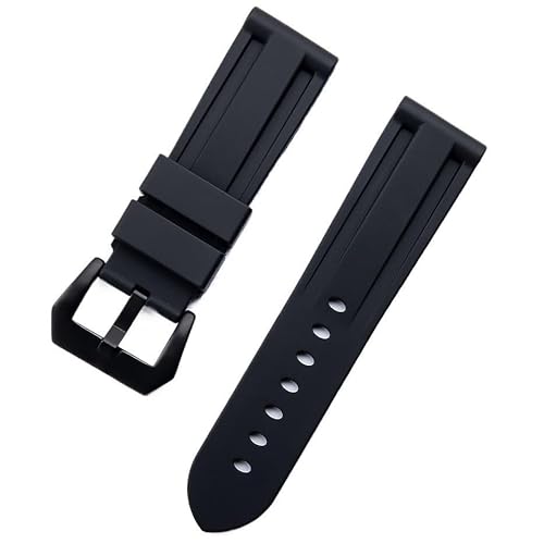 yeziu Silikon-Uhrenarmbänder für Diesel DZ7395, DZ7396, DZ4500, DZ4506 Uhrenarmband(Blackb,26mm) von yeziu