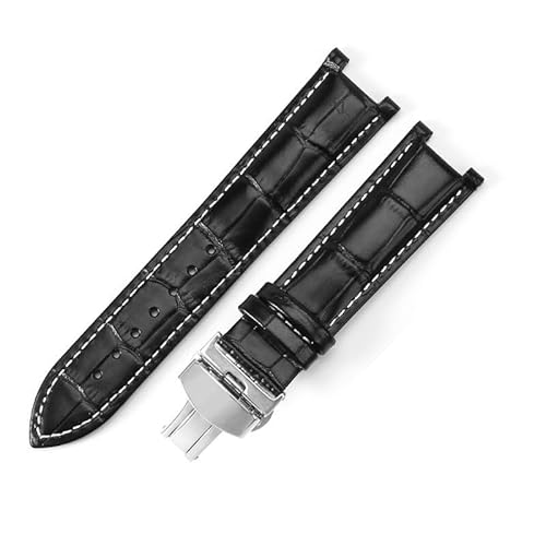 yeziu Uhrenarmbänder aus echtem Leder für die Uhrenkette GC Ya133309(Blackws) von yeziu