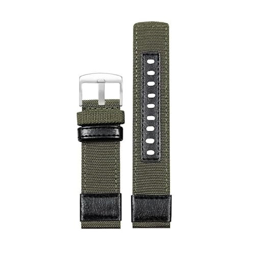 yeziu Uhrenarmband aus Nylon-Canvas für Breitling Avenger, Superocean und Navitimer(Army greens1,18mm) von yeziu
