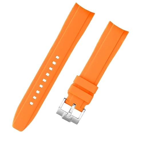yeziu Wasserdichte Silikon-Uhrenarmbänder für Tissot Le Locle 1853 T410 Couturier Carson für Männer und Frauen(Orange,19mm) von yeziu