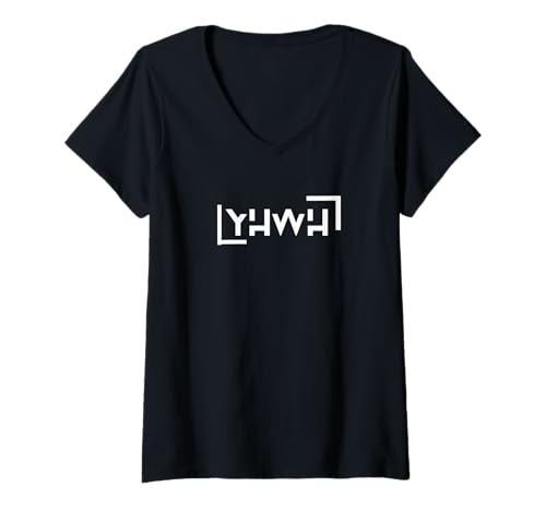 Damen YHWH T-Shirt Königshemden T-Shirt mit V-Ausschnitt Damen YHWH T-Shirt Königshemden T-Shirt mit V-Ausschnitt von yhwh t shirt kingdom shirts