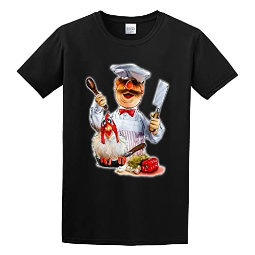 Men's New The Muppet Swedish Chef Cooking Wurt The Purk Bork Men Black T Shirt Cotton T Shirt S Men's New The Muppet Swedish Chef Cooking Wurt The Purk Bork Men Black T Shirt Cotton T Shirt S von yibin