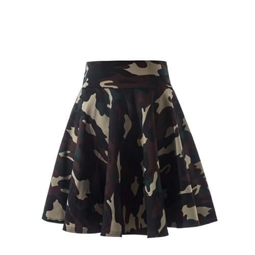 Rock Damen Camouflage Muster Tellerrock Elastische Hohe Taille Glockenrock Schlank Minirock Sexy Kurzer Damenrock High Waist Skater Rock Sommerrock Stretch Skirt Rock Damen Camouflage Muster Tellerrock Elastische Hohe Taille Glockenrock Schlank Minirock Sexy Kurzer Damenrock High Waist Skater Rock Sommerrock Stretch Skirt von yiouyisheng