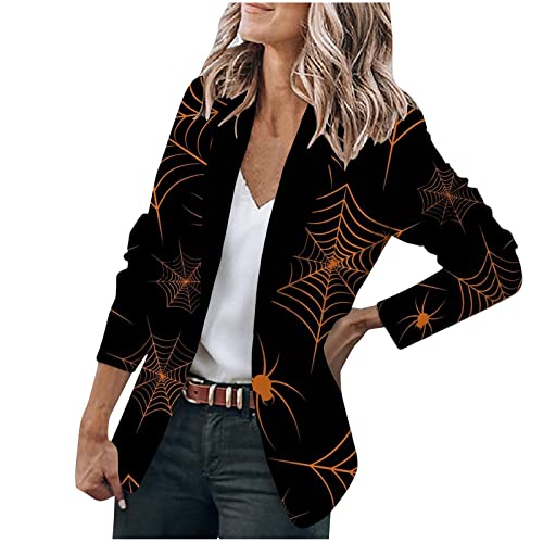 yiouyisheng Blazer Damen Elegant Sportlich Cardigan Lang Damen Bunte Mode Casual Blazer Sommer Frühling Herbst Freizeit Business Jacke Anzugjacke Oberbekleidung von yiouyisheng