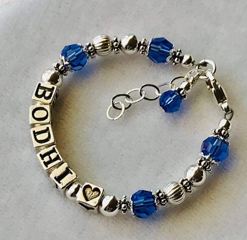 Echte Perle Sterling Silber Kinder Armband, Baby Name Erstkommunion Konfirmation Mädchen Taufe Armband von ymcjewelry