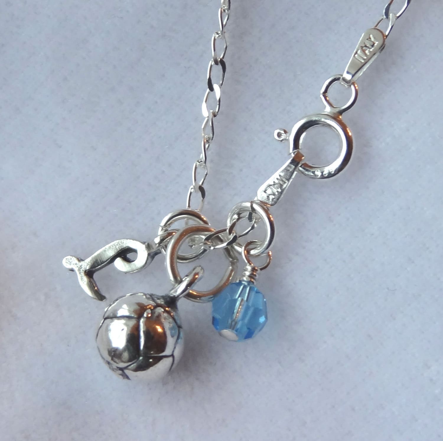 Fußball Halskette, Fußball Halskette von ymcjewelry