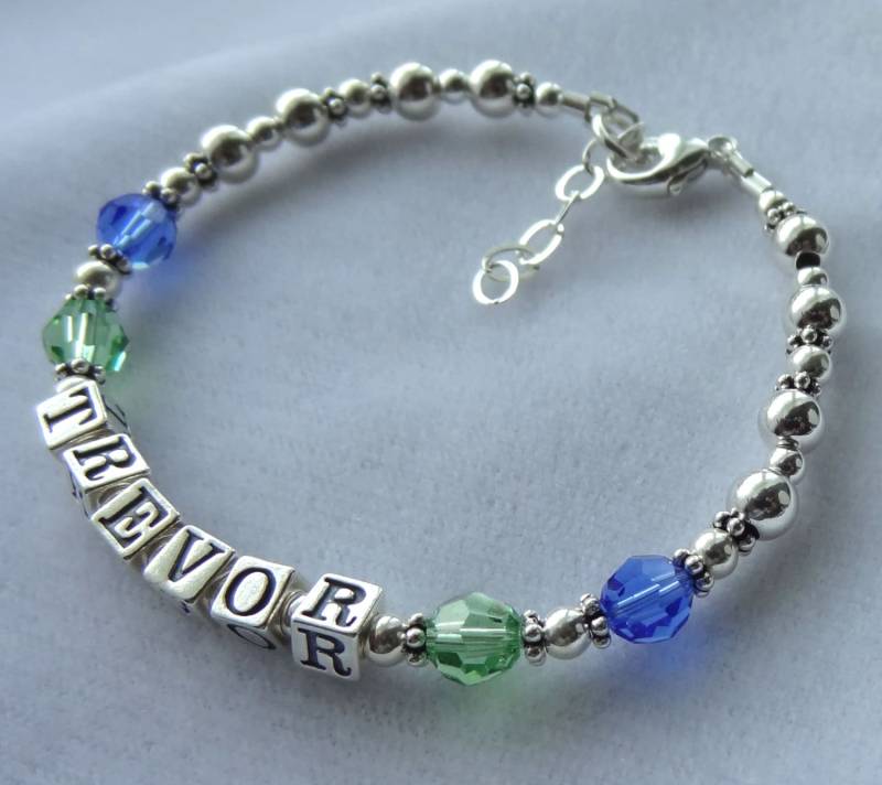 Personalisierte Mutter Birthstone Namensarmband, Armband, Nana Großmutter Name Muttertag Geschenk Armband von ymcjewelry