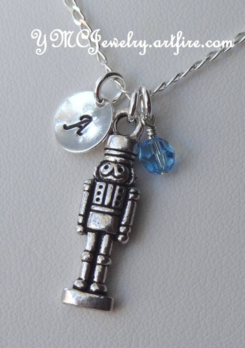 Personalisierte Nussknacker Halskette, Ballett Erste Birthstone Tanz Recital Geschenk, Geschenk Für Balletttänzer von ymcjewelry