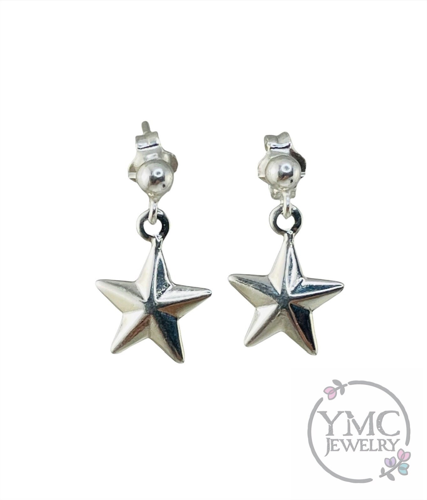 Stern Ohrringe, Ohrstecker, Petite Ohrringe, Texas Ohrringe, Lone Star Ohrringe, Stern Baumeln von ymcjewelry