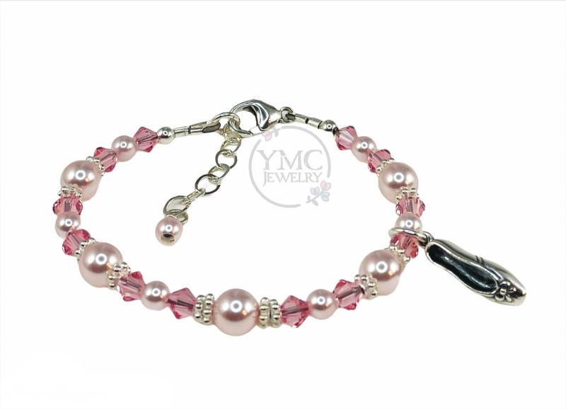 sterling Silber Ballerina Slipper Schuh Armband, Ballet Pantoffel Armband, Recital Ballet Spitzenschuhe Schmuck Geschenk Armband sterling Silber Ballerina Slipper Schuh Armband, Ballet Pantoffel Armband, Recital Ballet Spitzenschuhe Schmuck Geschenk Armband von ymcjewelry