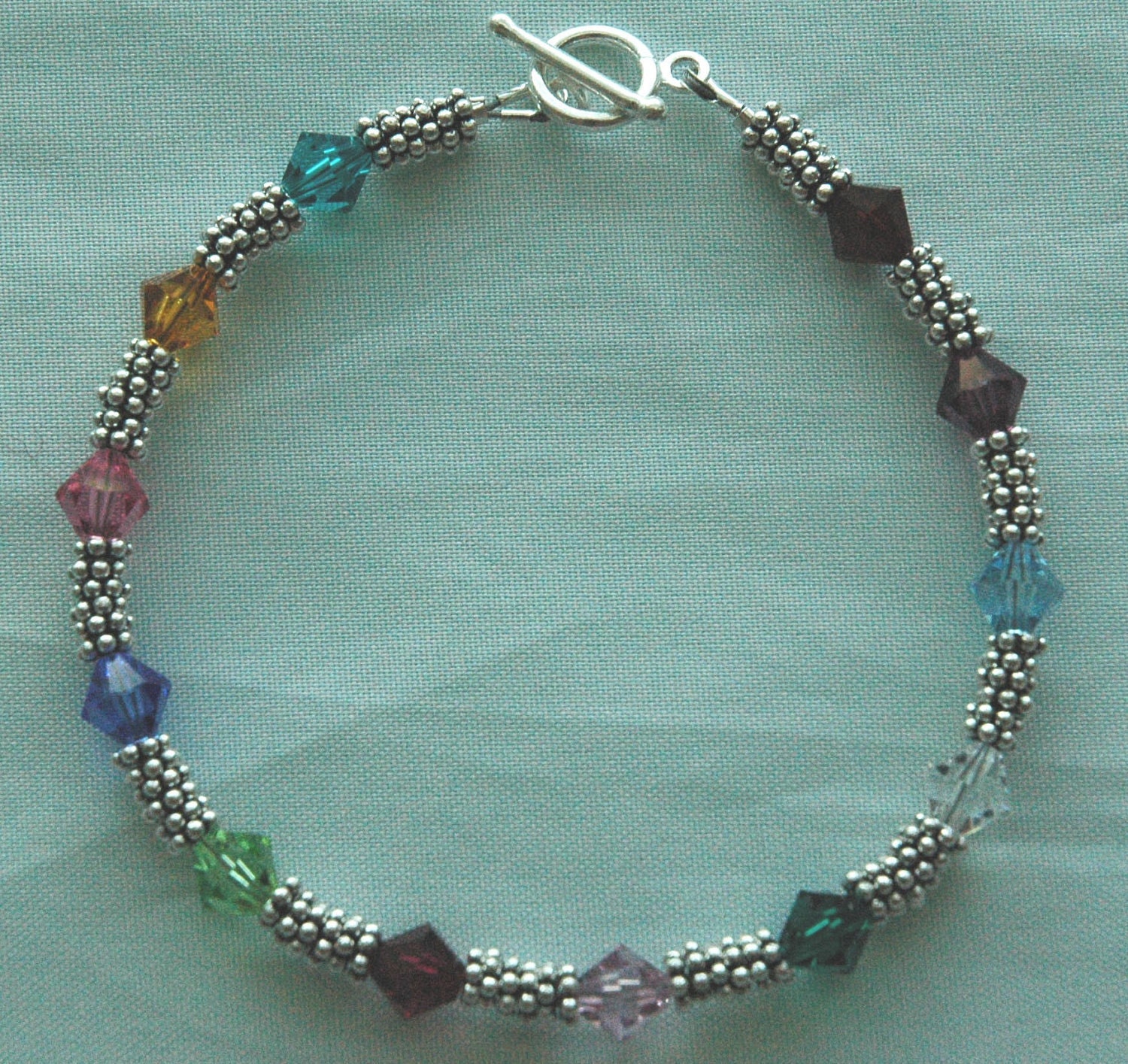 sterling Silber Familie Birthstone Armband, Lieferung Krankenschwester, Rn Armband Geschenk Für Großmutter Nanny Mimi Gigi Nana, Familien von ymcjewelry