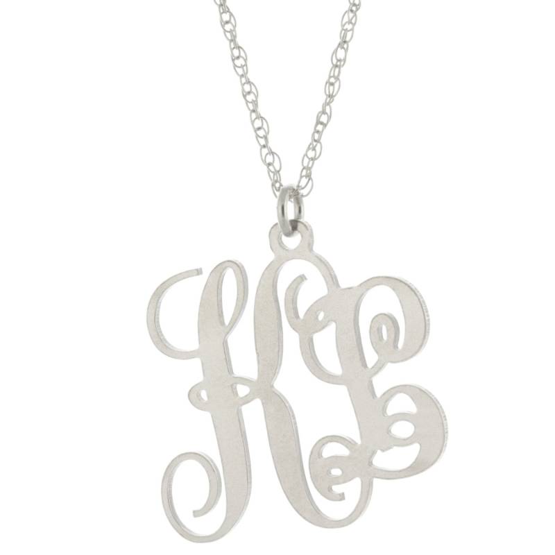 2 Stil Sterling-Silber Mit Initialen Personalisiert Jeder Name Plate Anhänger Halskette - Monogram Typenschild 2 Stil Sterling-Silber Mit Initialen Personalisiert Jeder Name Plate Anhänger Halskette - Monogram Typenschild von ymcjewelrycom