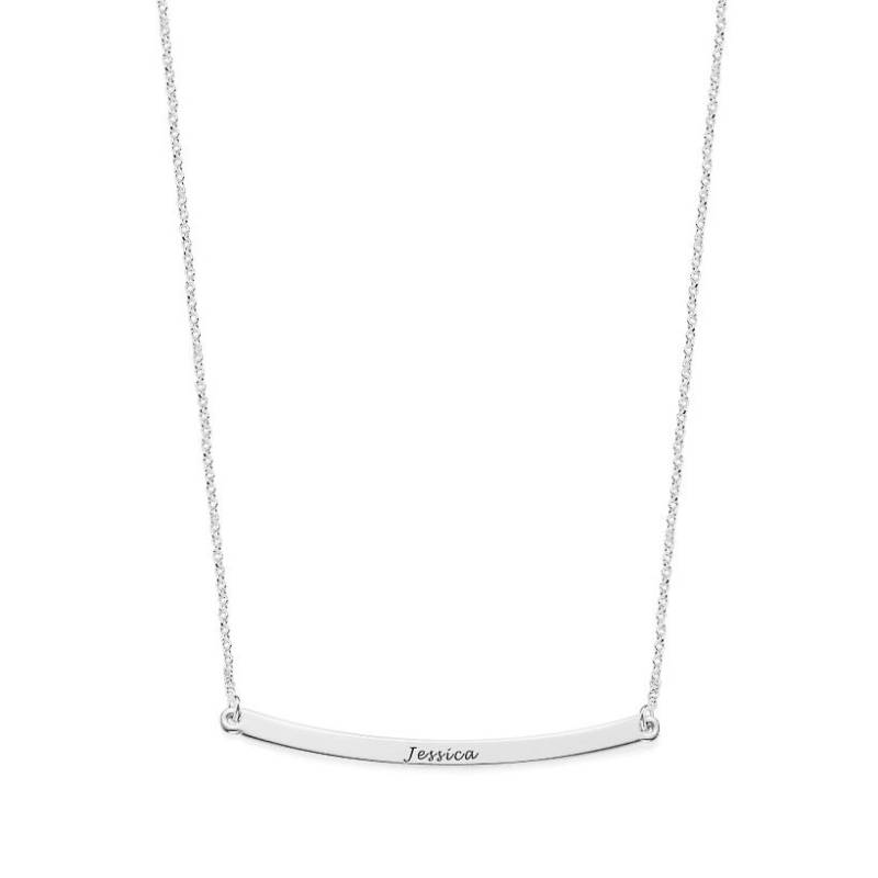 925 Sterling Silber Individuell Graviert Alle Namen 2" Bar Halskette - Typenschild Gravur 925 Sterling Silber Individuell Graviert Alle Namen 2" Bar Halskette - Typenschild Gravur von ymcjewelrycom