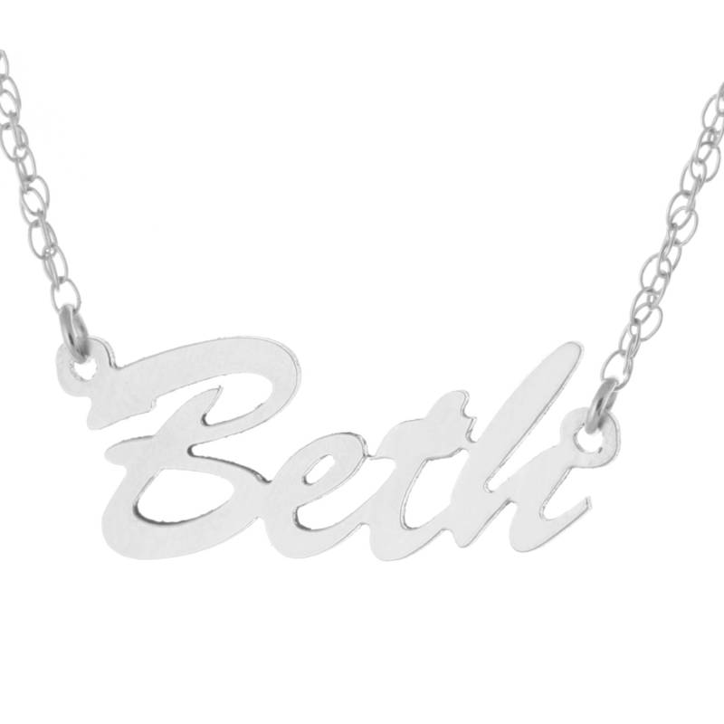 925 Sterling Silber Individuell Maßgeschneiderte Jede Typenschild Anhänger Halskette/Script Schriftart 925 Sterling Silber Individuell Maßgeschneiderte Jede Typenschild Anhänger Halskette/Script Schriftart von ymcjewelrycom