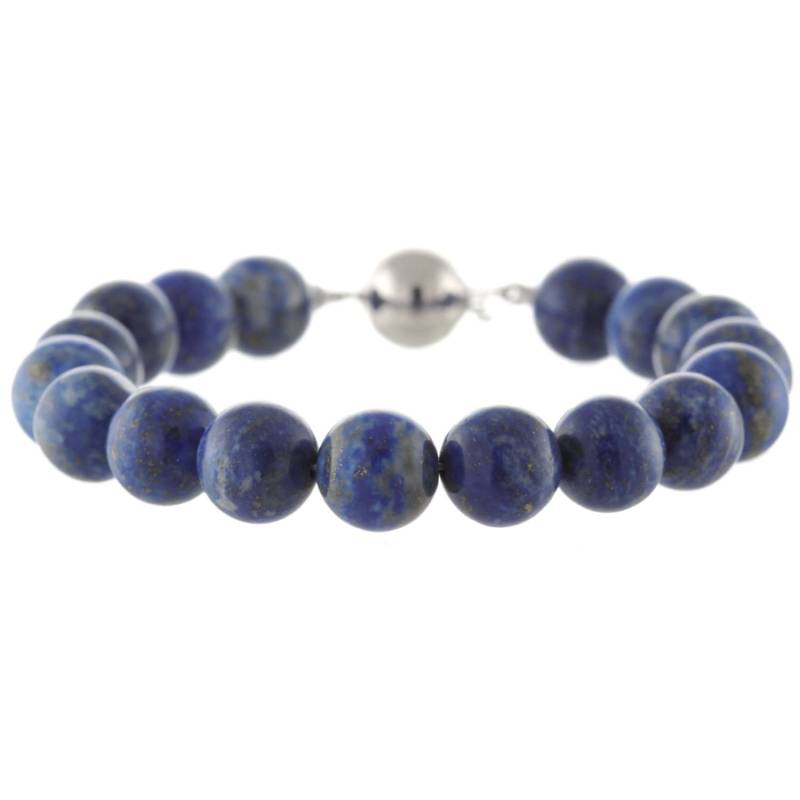 925 Sterling Silber Kugel-Verschluss Armband/Natural 10mm Runde Lapis Lazuli 6" Bis 9" Lange 925 Sterling Silber Kugel-Verschluss Armband/Natural 10mm Runde Lapis Lazuli 6" Bis 9" Lange von ymcjewelrycom