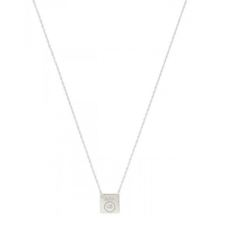 Eigenbau Datum Und Monat Kalender Anhänger Halskette in Weissgold Rhodium Über 925 Sterling Silber - Typenschild Gravur Eigenbau Datum Und Monat Kalender Anhänger Halskette in Weissgold Rhodium Über 925 Sterling Silber - Typenschild Gravur von ymcjewelrycom