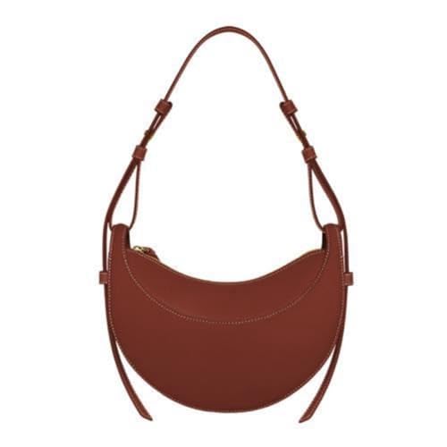 yomoe Damentaschen Leder-Umhängetasche mit Retro-Halbmonats-Modedesign Umhängetasche Kleine Tasche Damenaccessoires,Claret yomoe Damentaschen Leder-Umhängetasche mit Retro-Halbmonats-Modedesign Umhängetasche Kleine Tasche Damenaccessoires,Claret von yomoe