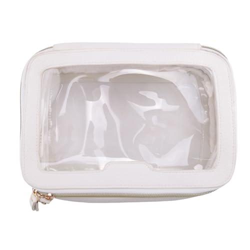 yomoe Transparenter Make-up-Kulturbeutel, Mehrzweck-Kulturbeutel, -Make-up, Zug, tragbar, Kosmetik-Organizer, transparente Aufbewahrungstasche, einfach zu bedienen, ca. 23 x 8 x 15 cm yomoe Transparenter Make-up-Kulturbeutel, Mehrzweck-Kulturbeutel, -Make-up, Zug, tragbar, Kosmetik-Organizer, transparente Aufbewahrungstasche, einfach zu bedienen, ca. 23 x 8 x 15 cm von yomoe