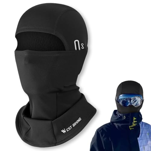 yotutun Sturmhaube, Gesichtshaube Balaclava Winter Gesichtshaube Warme Skimaske Winddichte wasserdichte Kopfbedeckung für Outdoor Sports Radfahren Skifahren Motorrad Fahrrad von yotutun