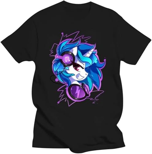 Men's Clothing Shock Wave T-Shirt Vinyl Scratch MLP Fim MLP Xnightmelody Night Ferocity Leggings MLP Poster DJ Pon3 Black von youchinuo